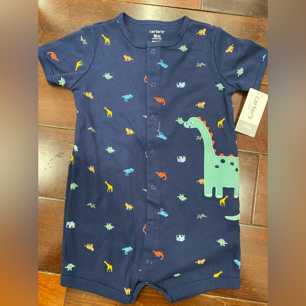 Infant Boys’ Animal Print Creeper